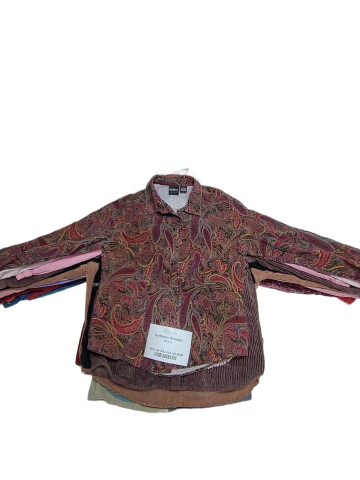 Corduroy Blouses 18 pcs