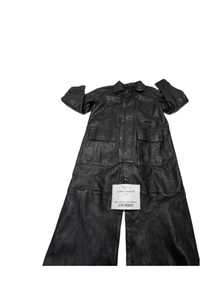 Leather Duster M 1 pc