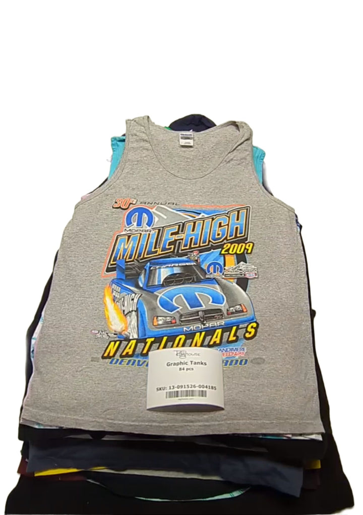 Graphic Tanks 84 pcs
