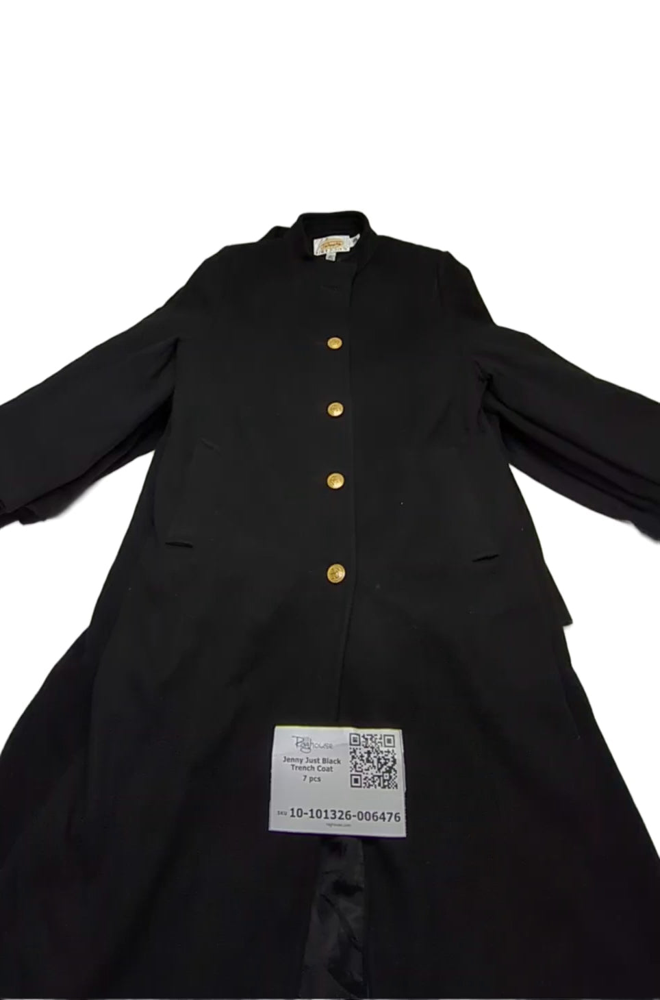 Jenny Just Black Trench Coat 7 pcs