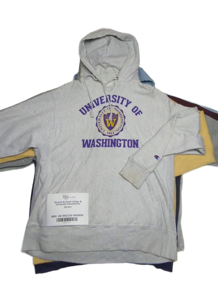 Recycle & Good College & University Sweatshirts 16 pcs