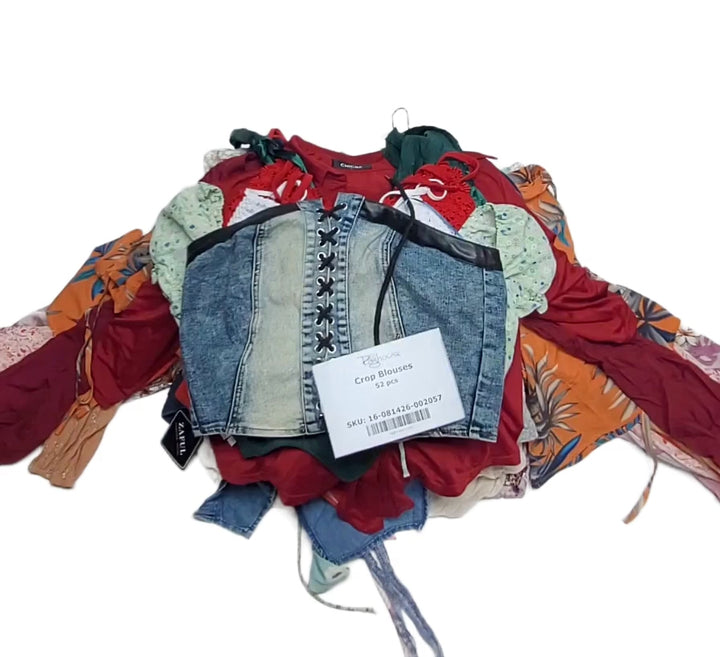 Crop Blouses 52 pcs