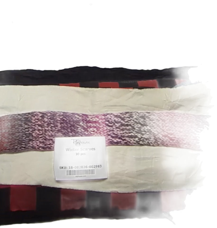Winter Scarves 30 pcs