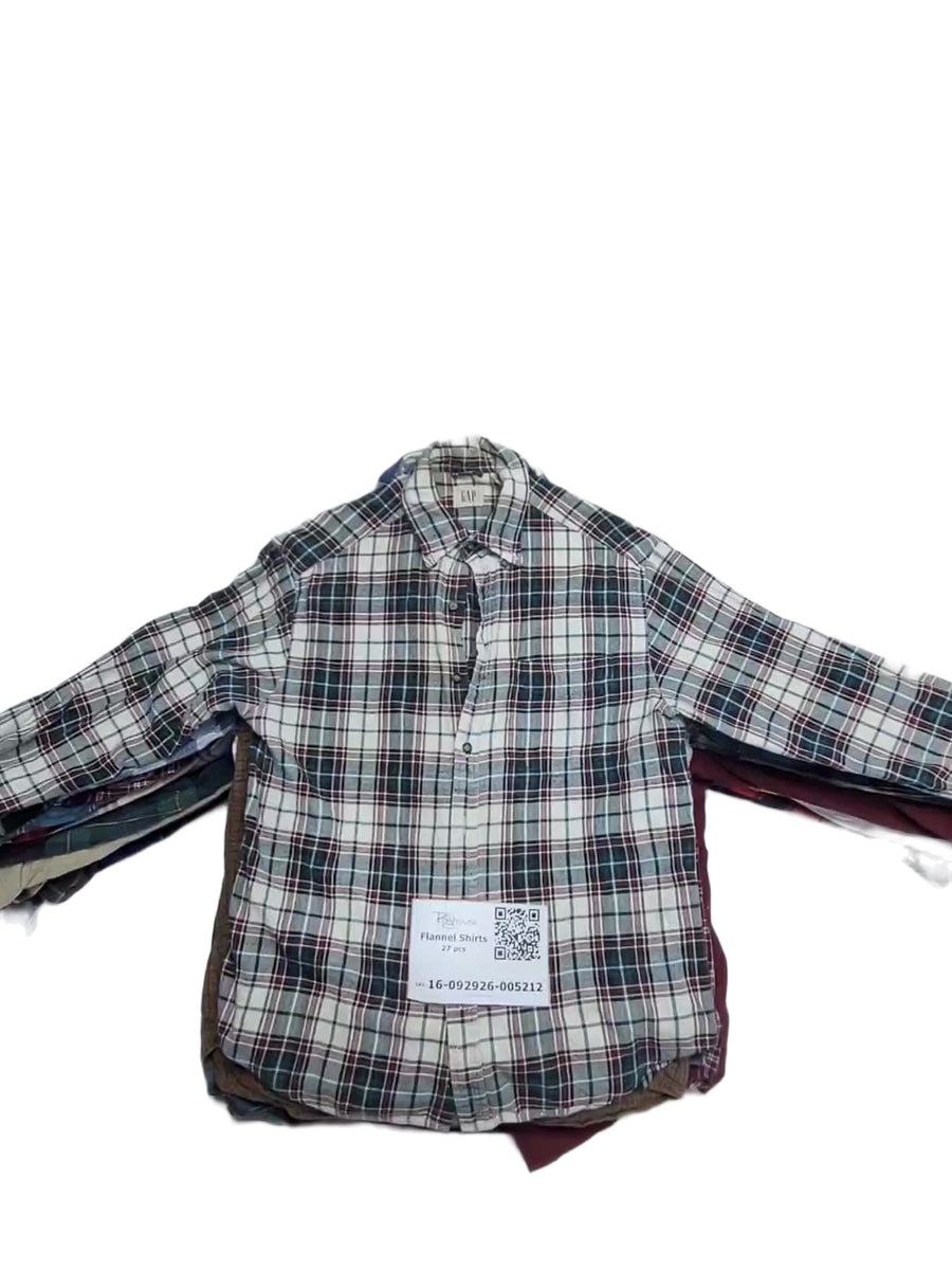 Flannel Shirts 27 pcs