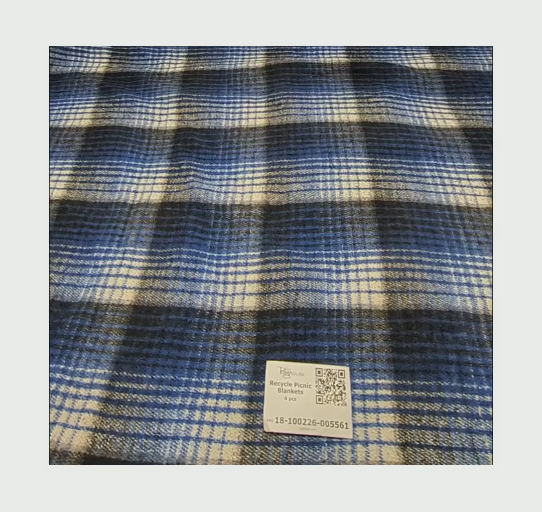Recycle Picnic Blankets 4 pcs