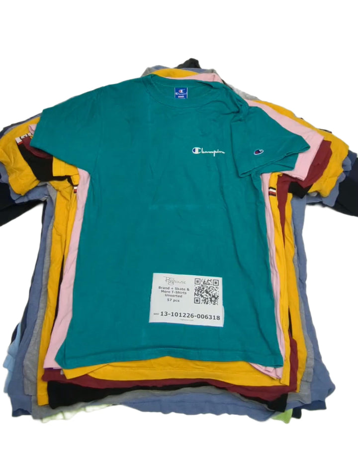 Brand + Skate & More T-Shirts Unsorted 57 pcs