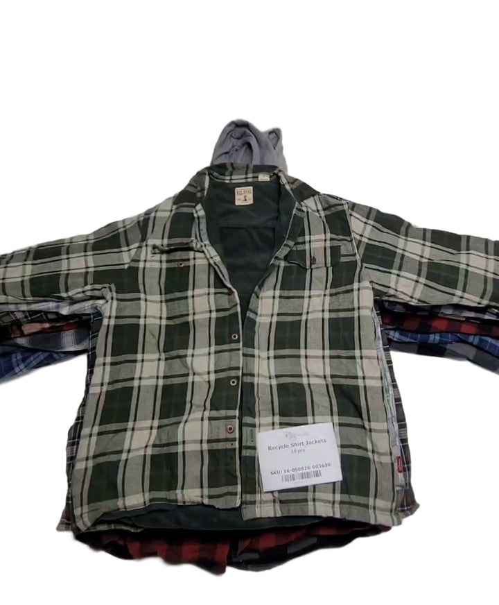 Recycle Shirt Jackets 10 pcs