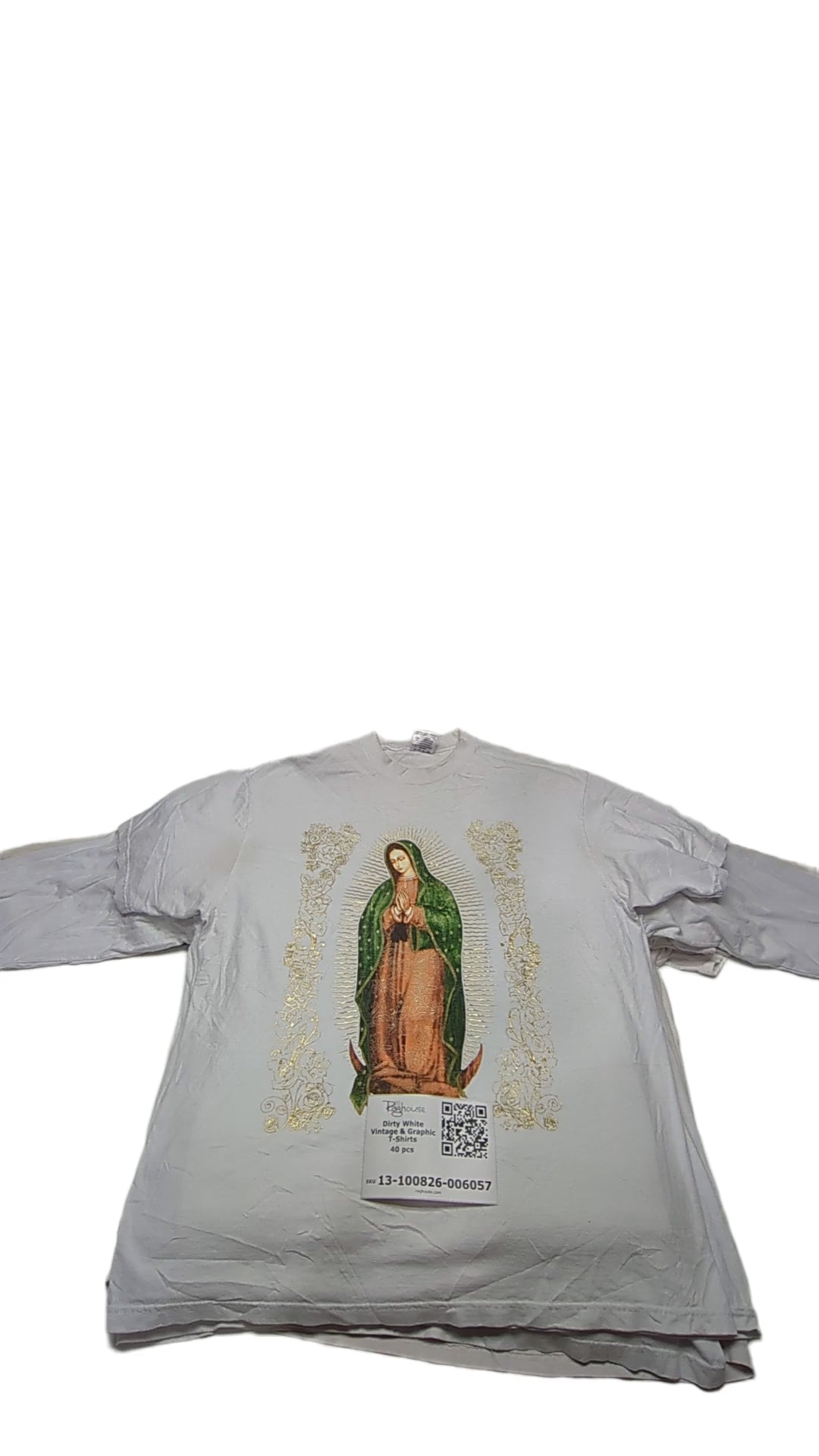 Dirty White Vintage & Graphic T-Shirts 40 pcs