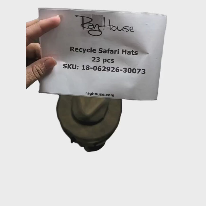 Recycle Safari Hats 23 pcs
