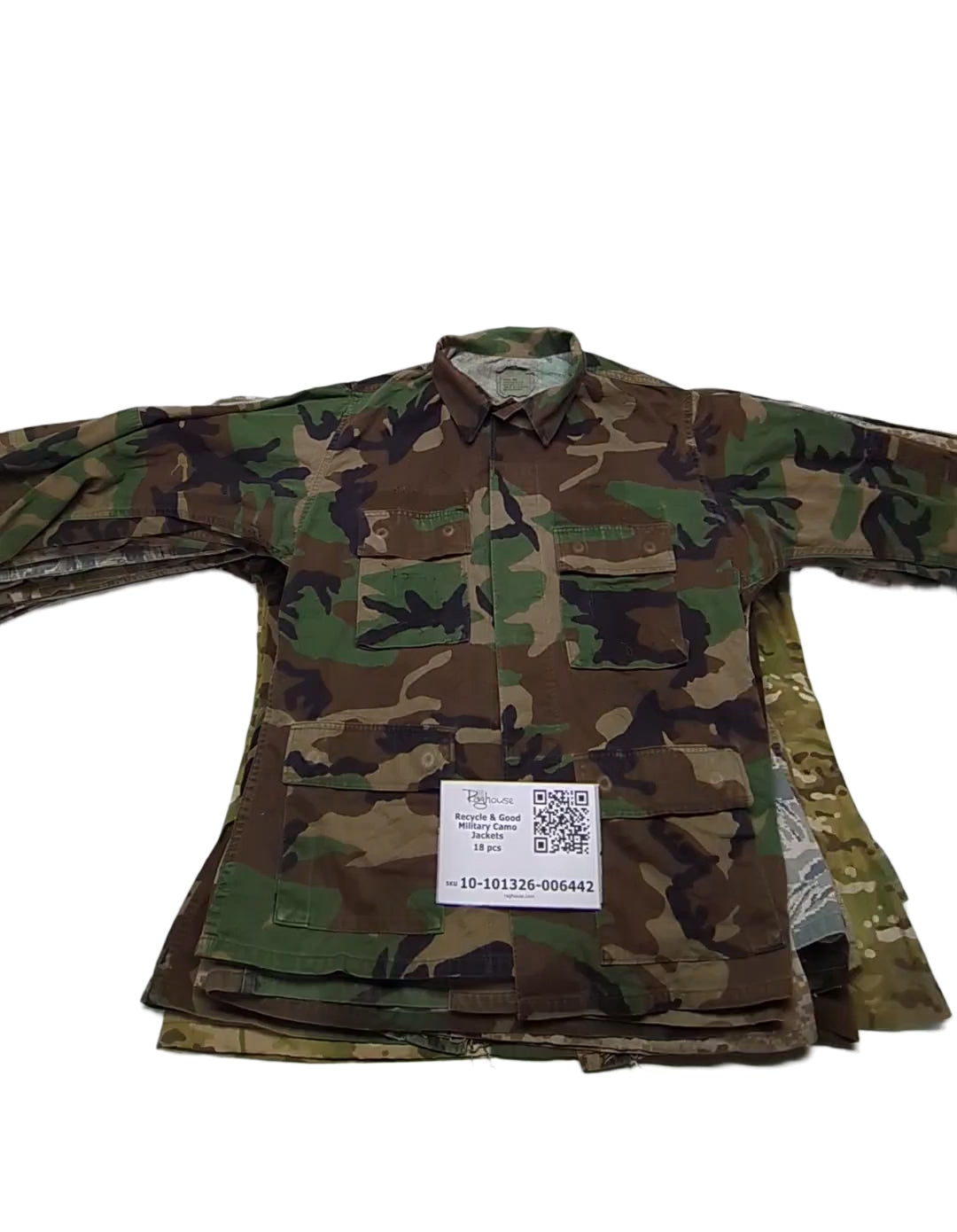 Recycle & Good Military Camo Jackets 18 pcs