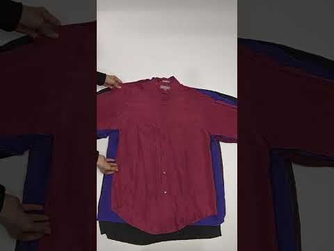 Mens Long Sleeve Silk Shirts 7 pcs 3 lbs C0207130-05