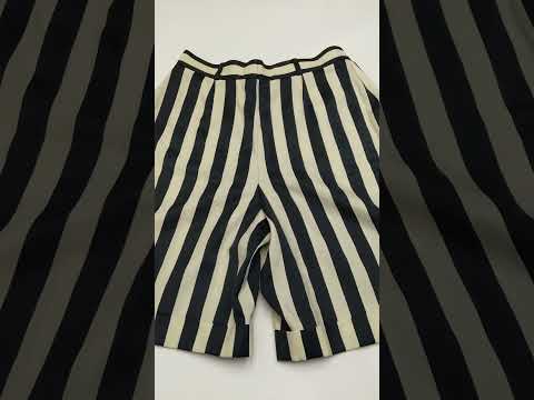 Vintage Escada by Margaretha Ley Verical Striped Short 1 pc 1 lb S0104119