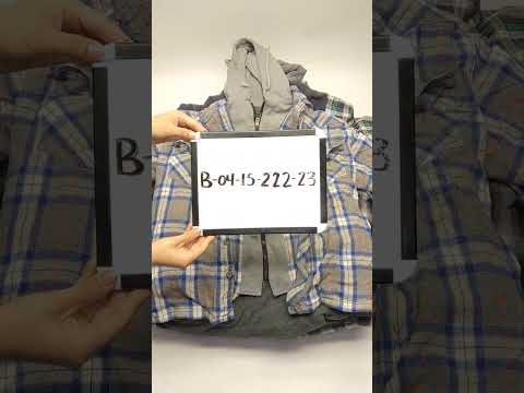 Recycle Lined Flannel Hoodies 15 pcs 32 lbs B0415222-23