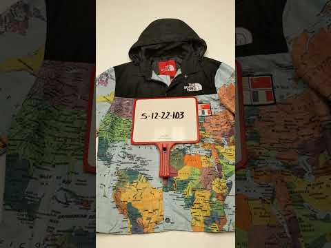 Supreme The North Face Map Coaches Jacket 1 pc 3 lbs S1222103