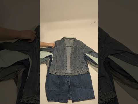 Recycle Vintage & Modern Denim Jackets 21 pcs 43 lbs C0422516-23