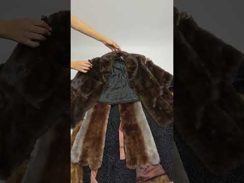 Recycle Real Fur Jackets 6 pcs 14 lbs D0417222-16
