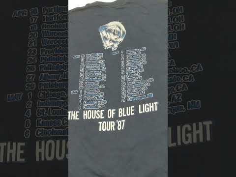 Vintage Gungy Garbs 1987 House of Blue Light Tour Tee 1 pc 1 lb S0103114
