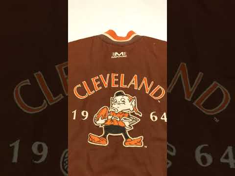 Vintage NFL 1964 Cleveland Browns Zip-up Jacket XL 1 pc 3 lbs B0103103