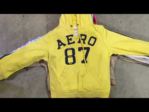 Recycle Abercrombie Hollister American Eagle Aeropostale Sweatshirts ~19 to 23 pcs