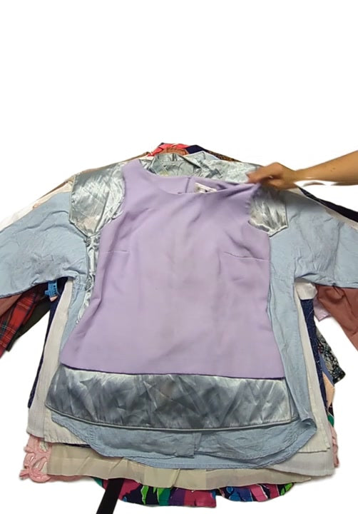 Recycle 80s 90s Blouses 62 pcs
