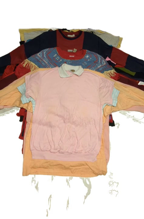Recycle 80s 90s + Granny Tees & Tops 57 pcs