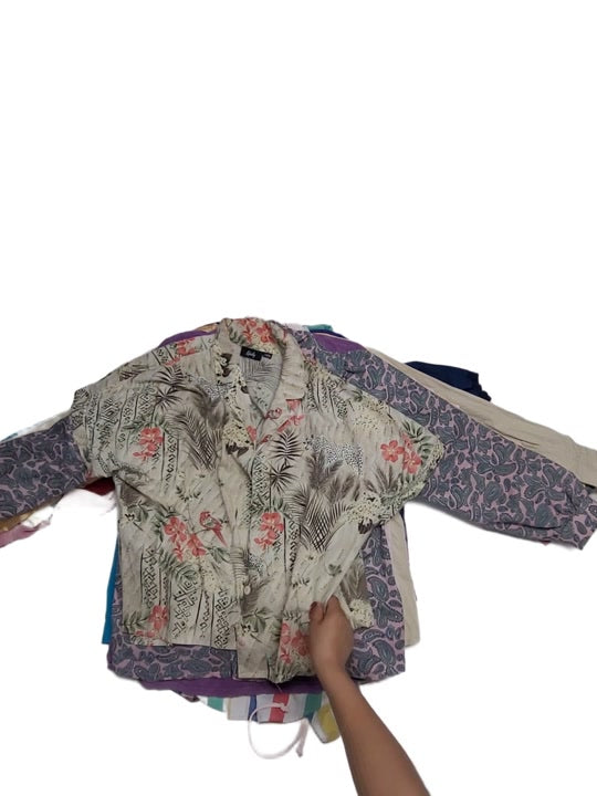 Recycle 80s 90s + Women's Camp Shirts 50 pcs
