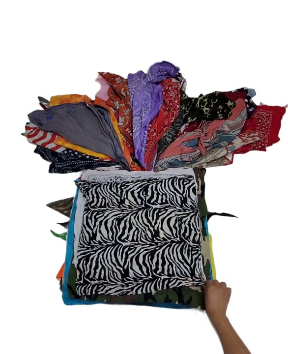 Recycle Bandanas 115 pcs