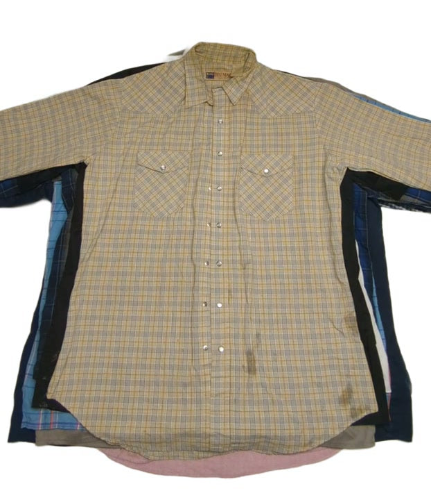 Recycle Big Size Western + Ralph Lauren + Dickies + Carhartt Shirts 27 pcs