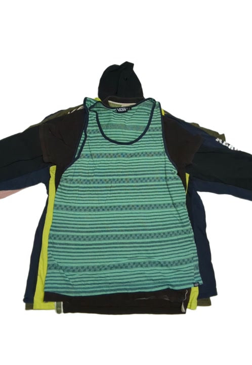 Recycle Brand & Skate Tanks Long Sleeves & Polos 50 pcs