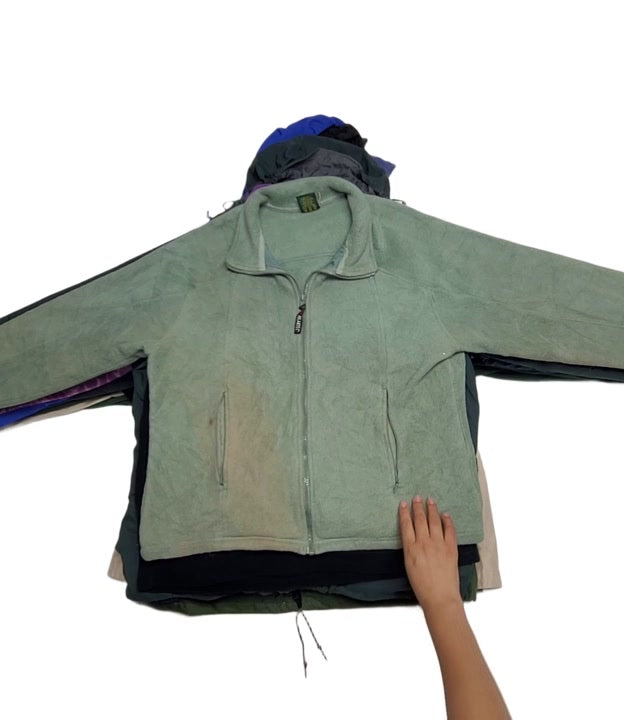 Recycle Cabelas REI LL Bean Jackets & Fleece 18 pcs