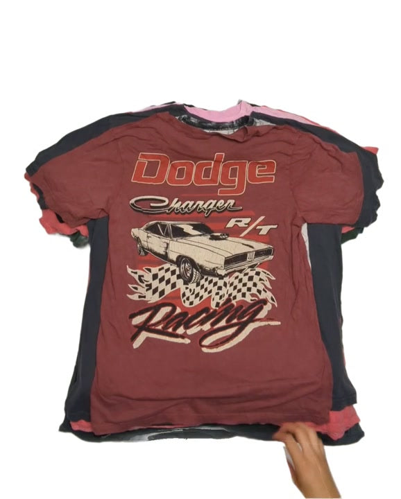 Recycle Cars Motorcycle Guitars T-Shirts 63 pcs