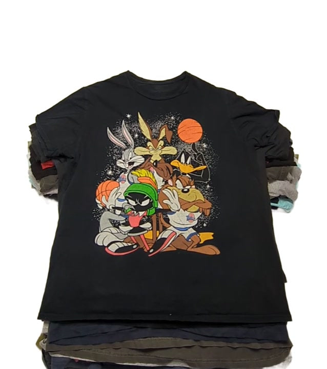 Recycle Cartoon T-Shirts 65 pcs