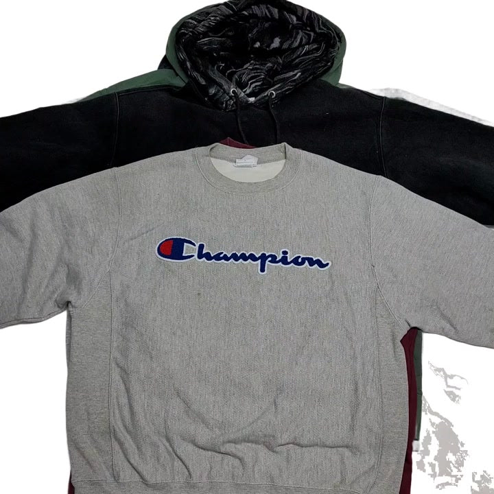 Recycle Champion Crews & Hoodies 14 pcs