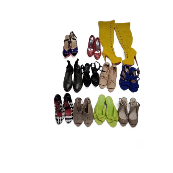Recycle Chunky & Platform Shoes 13 pcs