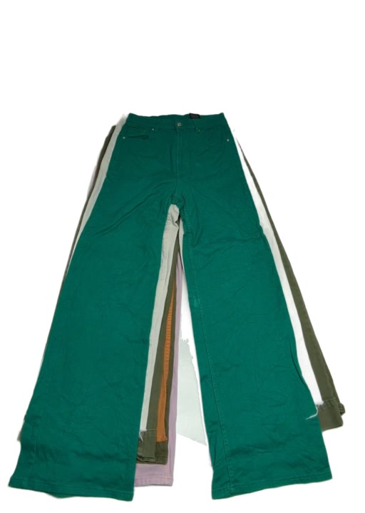 Recycle Color Wide Leg Denim 15 pcs