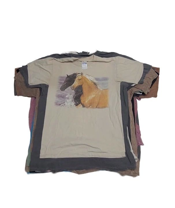 Recycle Cowboy Rodeo T-Shirts 64 pcs
