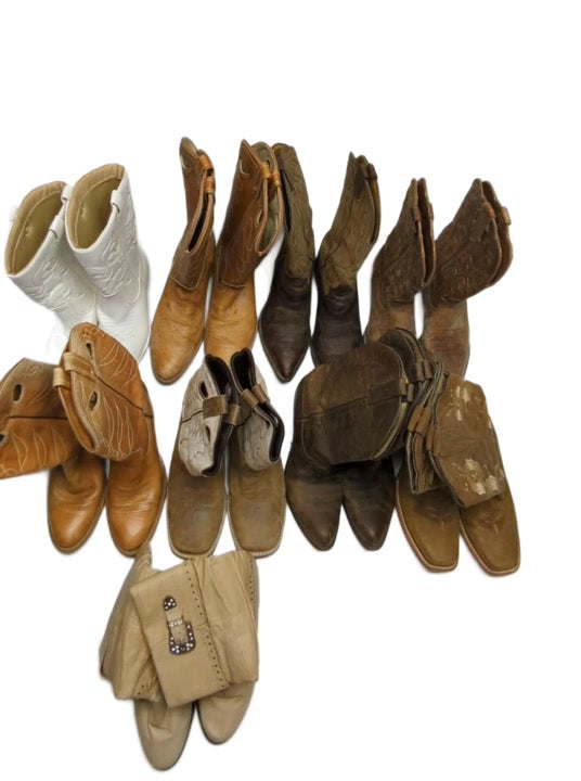 Recycle Cowgirl Boots 10 pcs