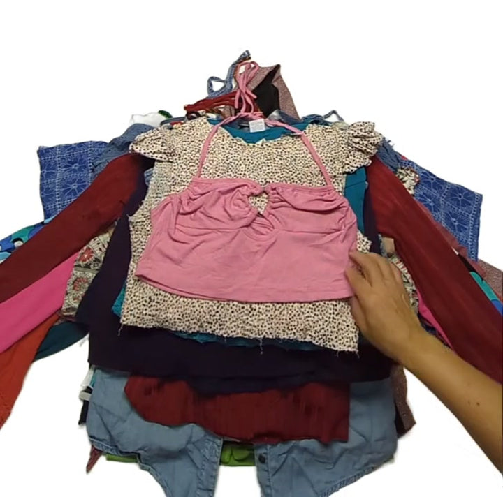 Recycle Crop Blouses 47 pcs