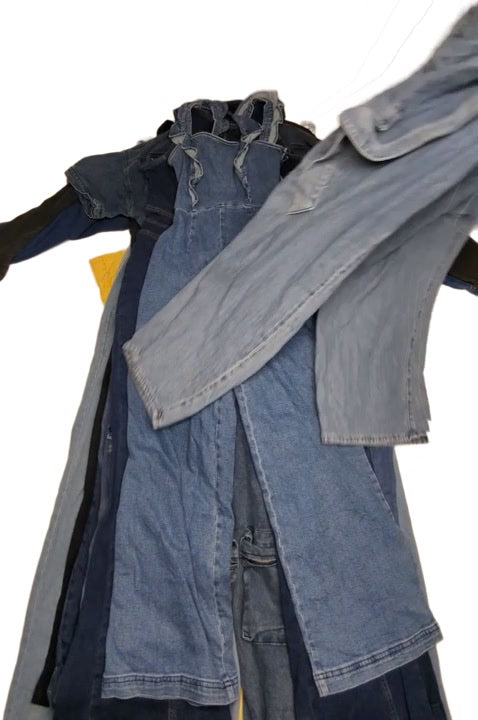 Recycle Denim Coveralls 16 pcs