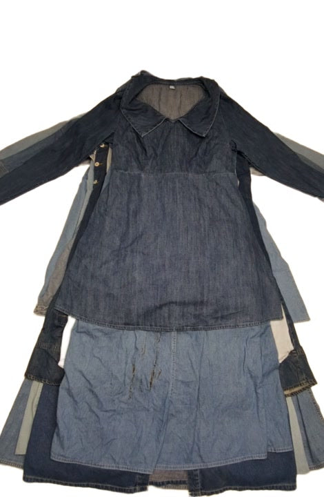 Recycle Denim Dresses 26 pcs