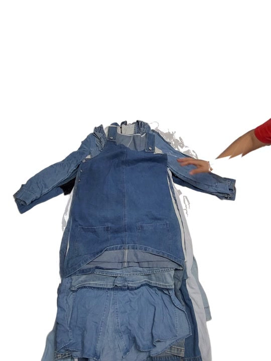 Recycle Denim Dresses 28 pcs