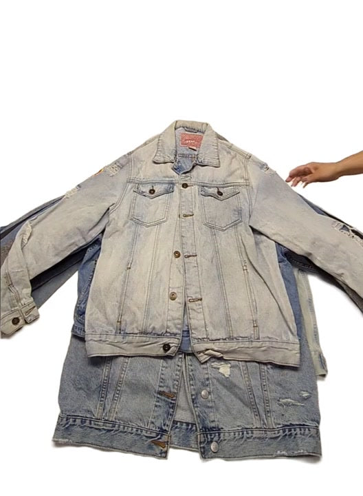 Recycle Denim Jackets 15 pcs