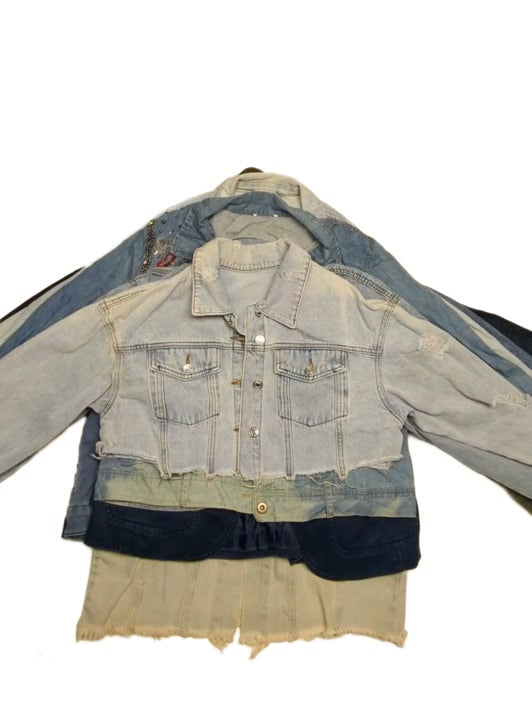 Recycle Denim Jackets 18 pcs