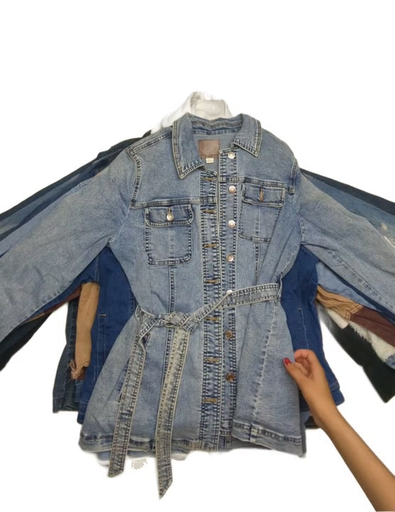 Recycle Denim Jackets 18 pcs