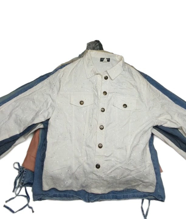 Recycle Denim Jackets 19 pcs