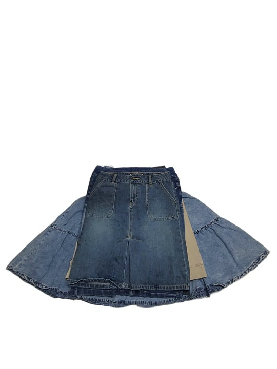 Recycle Denim Midi Skirts 31 pcs