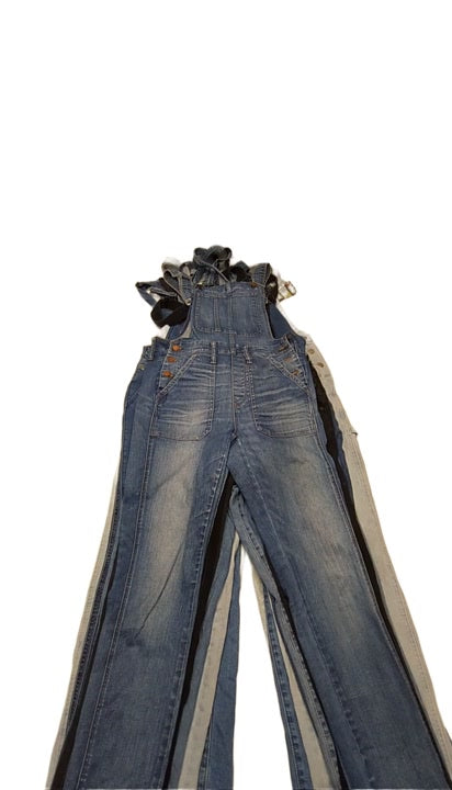 Recycle Denim Overalls 17 pcs