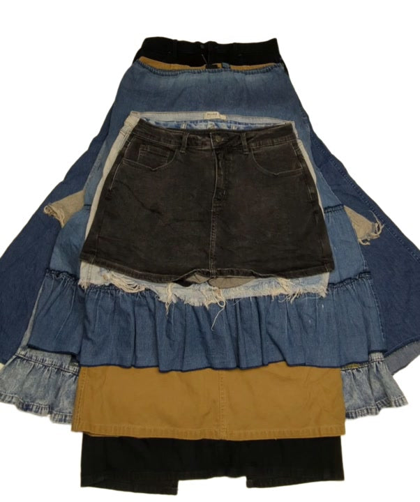 Recycle Denim Skirts 31 pcs