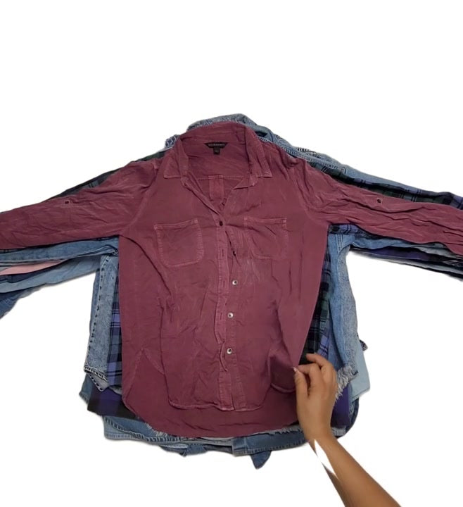 Recycle Denim Tops 27 pcs