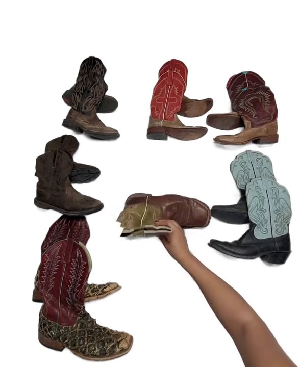 Recycle Farm Boots 7 pcs